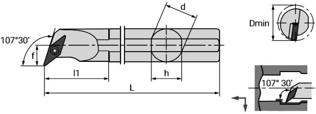 Изображение товара A40T-SVQCR16, Державка, АКСИС 2