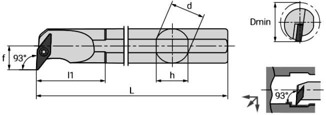 Изображение товара A20Q-SVUCR11, Державка, АКСИС 2