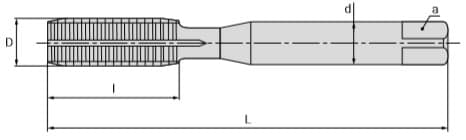 Изображение товара TC85M2TCN-G, Метчик, АКСИС 2