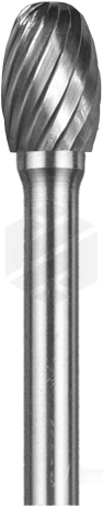 Изображение товара Борфреза овальная ф 6.0х 9.5х 6х 50 ВК8 E06 9.5NF06 цельная ИНСТУЛС 1