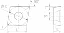 Изображение товара CCMT060204-MU APM20, Пластина, АКСИС 2