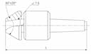 Изображение товара Центр вращающийся грибковый КМ6 У 130-180мм Б-1-6-У ГОСТ 8742-75 2