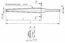 Изображение товара Надфиль алмазный полукруглый 160 мм АНПК-160 АС4 80/63 2