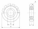 Изображение товара Фреза фасонная полукруглая выпуклая 125х24.0х32 R12.00 Z=10 Р6М5 2