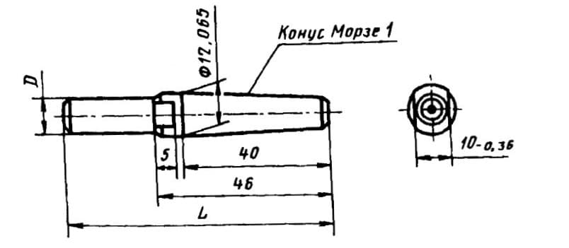 Изображение товара Карандаш алмазный 3908-0070 0.5К кач. 1 ГОСТ 607-80 2