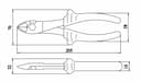 Изображение товара Кусачки 200мм боковые д/рук НИЗ 2