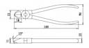 Изображение товара Кусачки 160мм боковые д/рук НИЗ 2