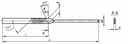 Изображение товара Надфиль плоский тупоносый 160х80 №1 У13 ГОСТ 1513-77 ИНСТУЛС 2