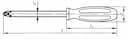 Изображение товара Отвертка крестовая №1 155х 65мм 2