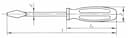 Изображение товара Отвертка шлицевая 260х150х1.6х10.0мм 2