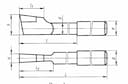 Изображение товара Резец долбежный 32х32х350 Р6М5 а=18 2184-0575 ГОСТ 10046-72 2