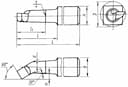 Изображение товара Резец расточной скв исп.1 20х20х170 l=50 тип 1 Р9К5 2