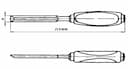 Изображение товара Стамеска-долото 16мм дер рук Арефино С91 2