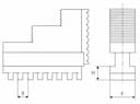 Изображение товара Кулачки прямые к патрону ф125мм 7100-0003 к-т 3шт 7100-0003.004 шаг=6мм Н=7мм В=16мм J=8мм ГОСТ 2675-80 2