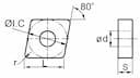 Изображение товара CNMG090304-SF YNG151C, Пластина ZCC-CT 2