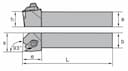 Изображение товара CTUNL2525M16, Державка ZCC-CT 2