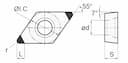 Изображение товара DCGW070208F-1 YCD421, Пластина ZCC-CT 2