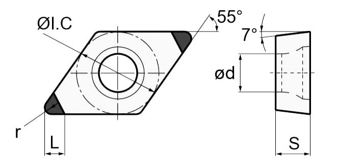 Изображение товара DCGW070208F-1 YCD421, Пластина ZCC-CT 2