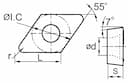 Изображение товара DCMW11T308 YBD102, Пластина ZCC-CT 2