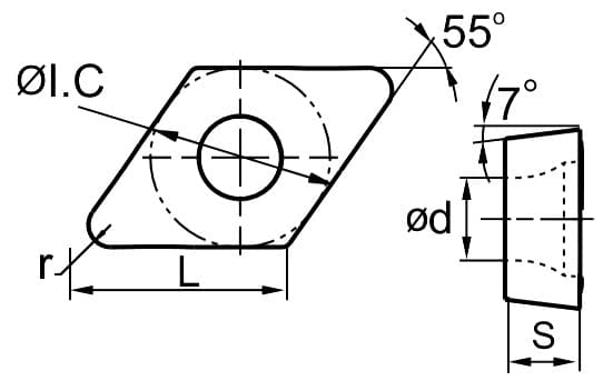 Изображение товара DCMW11T308 YBD102, Пластина ZCC-CT 2