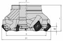 Изображение товара M145.125B40.1212, Корпус фрезы, АКСИС 2