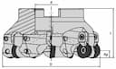 Изображение товара M200.100B32.1208C, Корпус фрезы, АКСИС 2