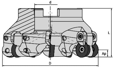 Изображение товара M200.100B32.1208C, Корпус фрезы, АКСИС 2