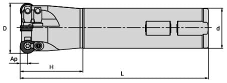 Изображение товара M200.016W16.0802, Корпус фрезы, АКСИС 2