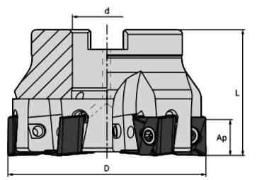 Изображение товара M290.125B40.1610, Корпус фрезы, АКСИС 2