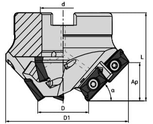 Изображение товара MC75.035B22.1603C, Корпус фрезы, АКСИС 2