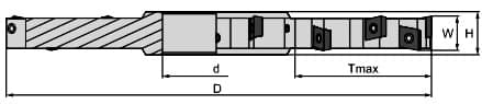 Изображение товара MS190.125x7K40.0607, Корпус фрезы, АКСИС 2