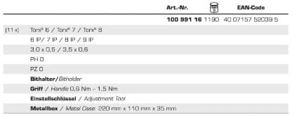 Изображение товара Отвертка c регулировкой крутящего момента Серия Nm 0,6-1,5 с набором насадок 12 шт в кейсе Felo 10099116 2