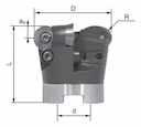 Изображение товара FMR04-125-B40-RD1604-08, Фреза ZCC-CT 2