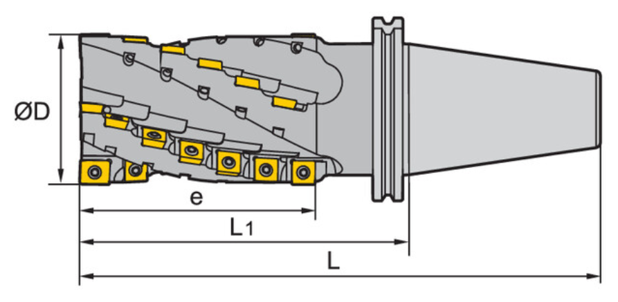 Изображение товара HMP01-050x84EC-BT50-SP12-04, Фреза ZCC-CT 2