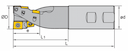 Изображение товара HMP01-050x55-XP40-SP12-04, Фреза ZCC-CT 2