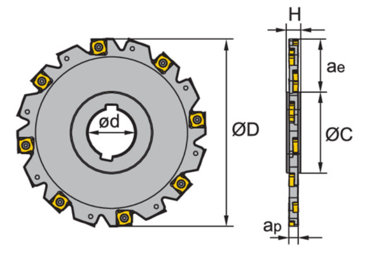 Изображение товара SMP01-160x5-K40-SN12-16, Фреза ZCC-CT 2