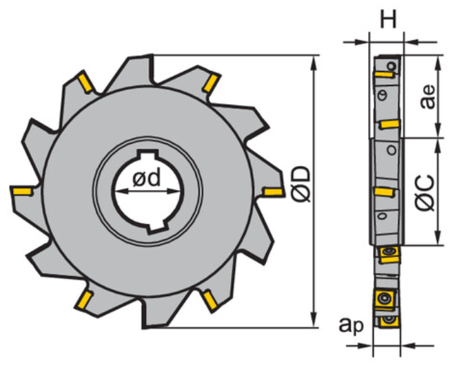 Изображение товара SMP03-160x20-K40-MP12-12, Фреза ZCC-CT 2