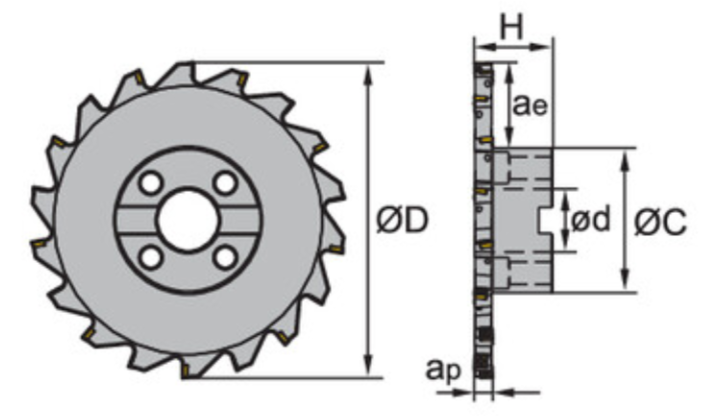 Изображение товара SMP03-200x20-C40-MP12-14, Фреза ZCC-CT 2