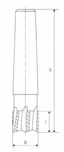 Изображение товара Фреза концевая тс кх ф 31.5х 22х147 КМ4 5-п Т5К10 2