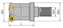 Изображение товара QCH-32-RD10-M16-03, Фреза ZCC-CT 2