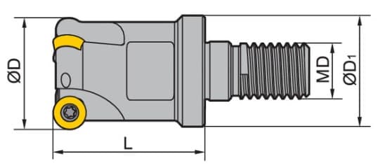 Изображение товара QCH-25-RD07-M12-03, Фреза ZCC-CT 2