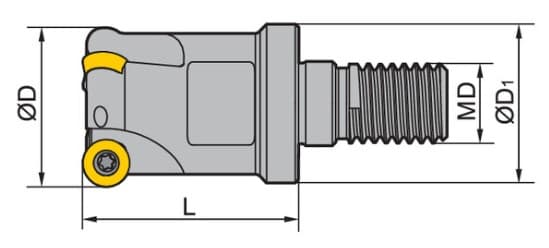 Изображение товара QCH-25-RDKW1003-M12-03, Фреза ZCC-CT 2