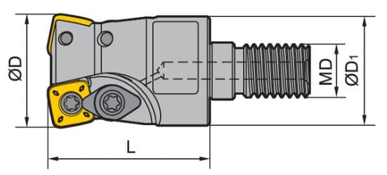 Изображение товара QCH-30-SDMT09-M16-03, Фреза ZCC-CT 2