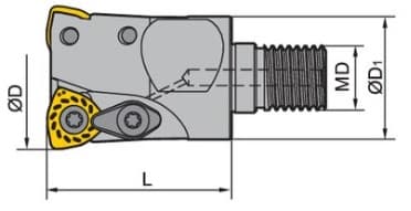 Изображение товара Фреза ZCC-CT QCH-35-WPGT08-M16-02 2