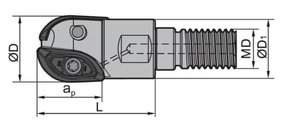 Изображение товара QCH-20-XPHT20-M12, Фреза ZCC-CT 2