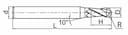 Изображение товара PM-2B-R1.5 KMG405, Фреза ZCC-CT 2