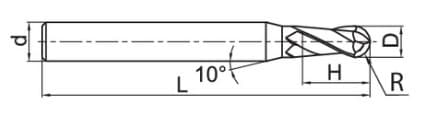 Изображение товара PM-2B-R1.5 KMG405, Фреза ZCC-CT 2