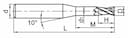 Изображение товара GM-2EP-D1.0-M14 KMG303, Фреза ZCC-CT 2