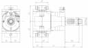 Изображение товара MPU.M30.B32.RA0.5480R, Радиальная сверлильно-фрезерная головка W&F 2