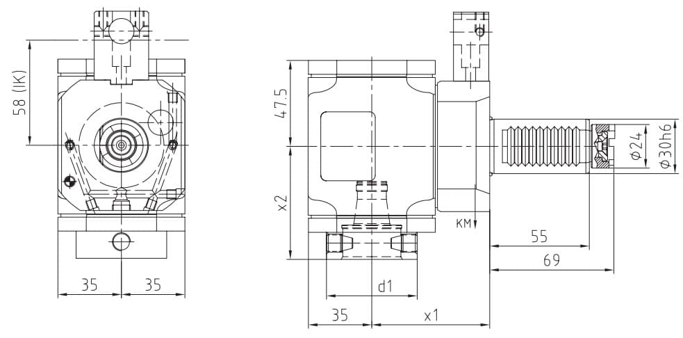 Изображение товара MPU.M30.B32.AA0.2030, Приводной блок HORN 2